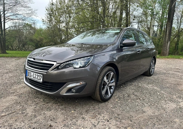 Peugeot 308 cena 29900 przebieg: 285500, rok produkcji 2016 z Rydułtowy małe 92